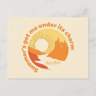 HARRY POTTER™   Summer Magic HOGWARTS™ Burg Postkarte
