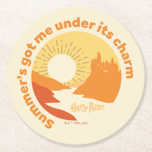 HARRY POTTER™   Summer Magic HOGWARTS™ Burg Runder Pappuntersetzer