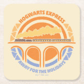 HARRY POTTER™ | Summer Magic HOGWARTS™ Express Rechteckiger Pappuntersetzer (Vorderseite)