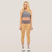 HARRY POTTER™ | Summer Magic HOGWARTS™ Muster Capri Leggings (Vorderseite)