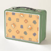 HARRY POTTER™ | Summer Magic HOGWARTS™ Muster Metall Brotdose (Rückseite)