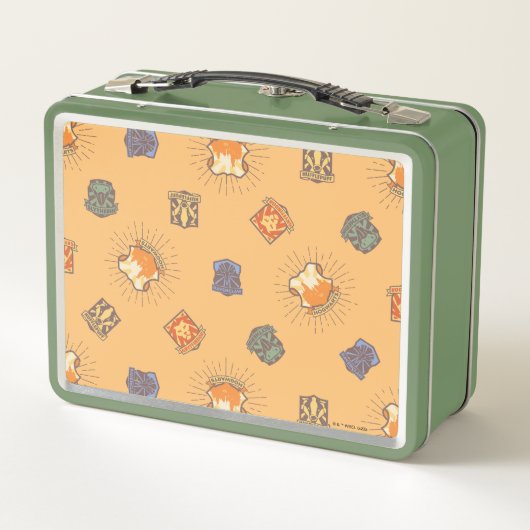 HARRY POTTER™ | Summer Magic HOGWARTS™ Muster Metall Brotdose (Rückseite)