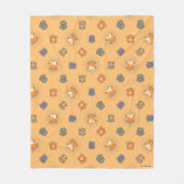 HARRY POTTER™ | Summer Magic HOGWARTS™ Pattern Fleecedecke (Vorderseite)