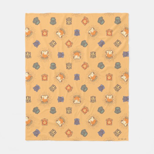 HARRY POTTER™ | Summer Magic HOGWARTS™ Pattern Fleecedecke (Vorderseite)