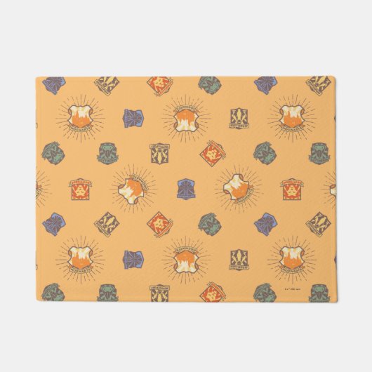 HARRY POTTER™ | Summer Magic HOGWARTS™ Pattern Fußmatte (Vorderseite)