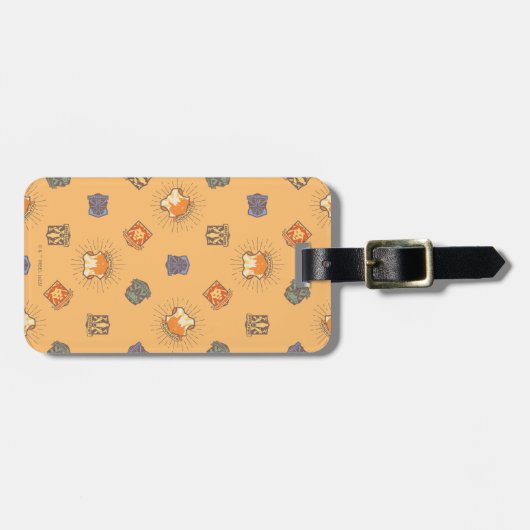 HARRY POTTER™ | Summer Magic HOGWARTS™ Pattern Gepäckanhänger (Vorderseite horizontal)