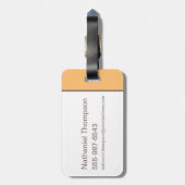 HARRY POTTER™ | Summer Magic HOGWARTS™ Pattern Gepäckanhänger (Rückseite vertikal)