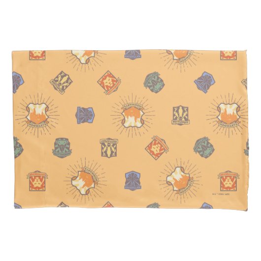 HARRY POTTER™ | Summer Magic HOGWARTS™ Pattern Kissenbezug (Vorderseite)