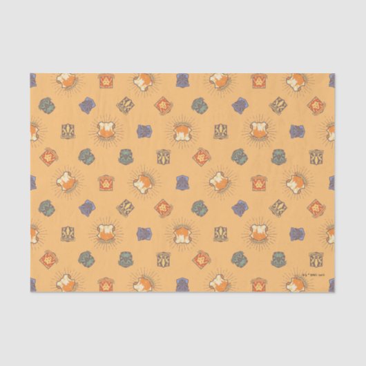 HARRY POTTER™ | Summer Magic HOGWARTS™ Pattern Seidenpapier (Vorderseite)