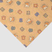 HARRY POTTER™ | Summer Magic HOGWARTS™ Pattern Seidenpapier (Ausschnitt)