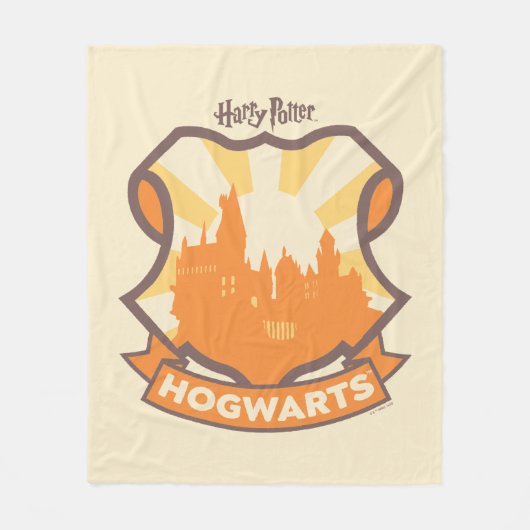 HARRY POTTER™ | Summer Magic HOGWARTS™ Wappen Fleecedecke (Vorderseite)