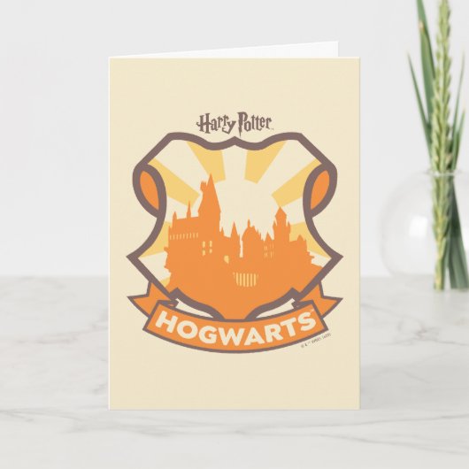 HARRY POTTER™ | Summer Magic HOGWARTS™ Wappen Karte (Vorderseite)
