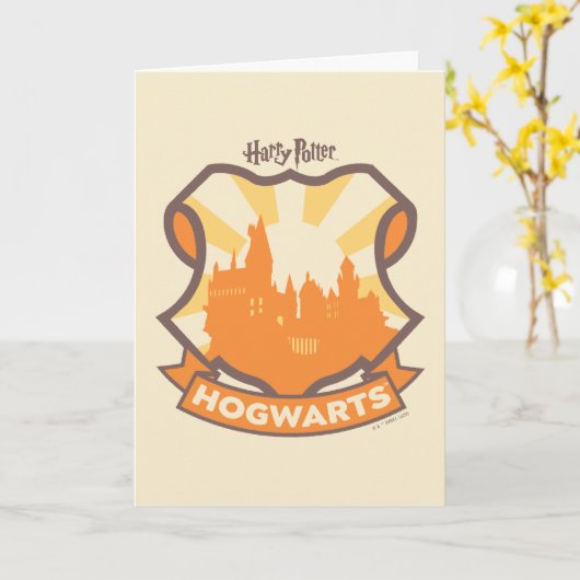 HARRY POTTER™ | Summer Magic HOGWARTS™ Wappen Karte (Gelbe Blume)