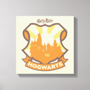 HARRY POTTER™   Summer Magic HOGWARTS™ Wappen Leinwanddruck