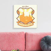 HARRY POTTER™ | Summer Magic HOGWARTS™ Wappen Leinwanddruck (Insitu (Wohnzimmer))