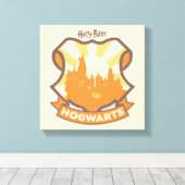 HARRY POTTER™ | Summer Magic HOGWARTS™ Wappen Leinwanddruck (Insitu (Holzboden))