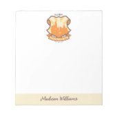 HARRY POTTER™ | Summer Magic HOGWARTS™ Wappen Notizblock (Vorderseite)