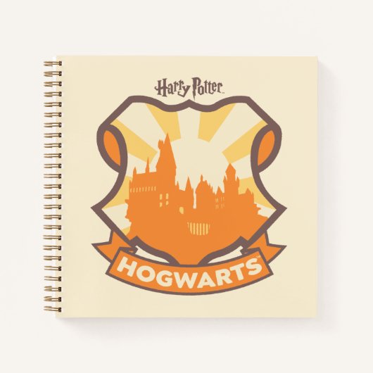 HARRY POTTER™ | Summer Magic HOGWARTS™ Wappen Notizblock (Vorderseite)