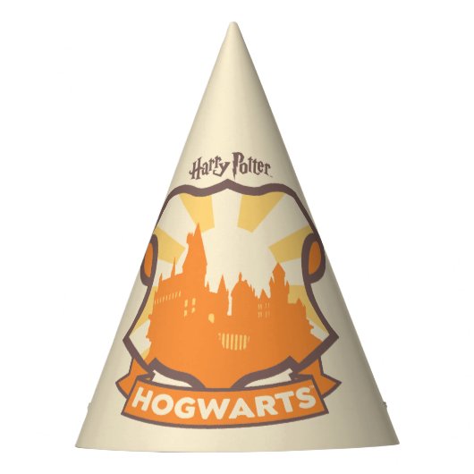HARRY POTTER™ | Summer Magic HOGWARTS™ Wappen Partyhütchen (Vorderseite)