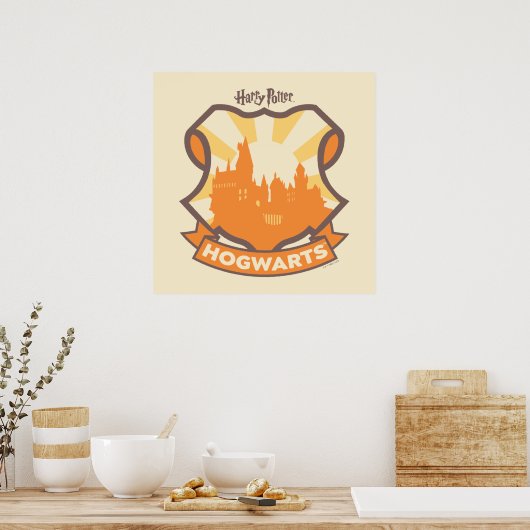 HARRY POTTER™ | Summer Magic HOGWARTS™ Wappen Poster (Küche)