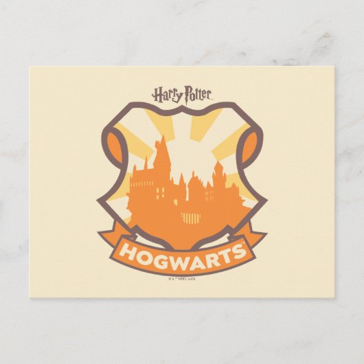 HARRY POTTER™ | Summer Magic HOGWARTS™ Wappen Postkarte (Vorderseite)