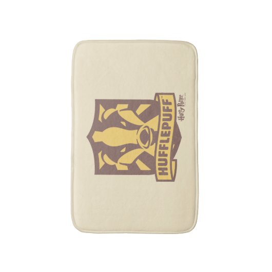 HARRY POTTER™ | Summer Magic HUFFLEPUFF™ Wappen Badematte (Vorderseite Vertikal)
