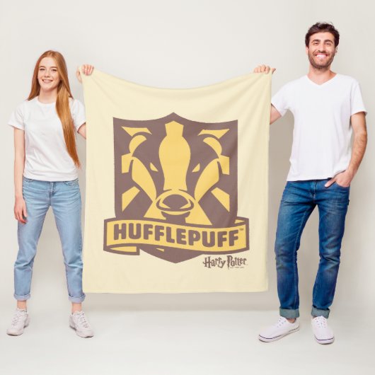HARRY POTTER™ | Summer Magic HUFFLEPUFF™ Wappen Fleecedecke (Beispiel)