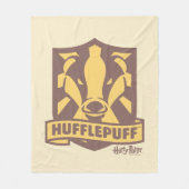 HARRY POTTER™ | Summer Magic HUFFLEPUFF™ Wappen Fleecedecke (Vorderseite)