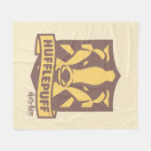 HARRY POTTER™ | Summer Magic HUFFLEPUFF™ Wappen Fleecedecke (Vorderseite (Horizontal))