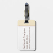 HARRY POTTER™ | Summer Magic HUFFLEPUFF™ Wappen Gepäckanhänger (Rückseite vertikal)