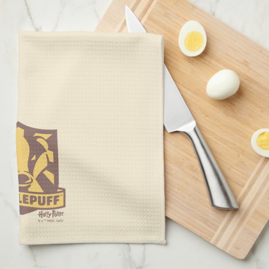 HARRY POTTER™ | Summer Magic HUFFLEPUFF™ Wappen Geschirrtuch (Viertel Falte)