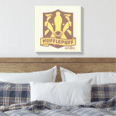 HARRY POTTER™ | Summer Magic HUFFLEPUFF™ Wappen Leinwanddruck (Insitu (Schlafzimmer))