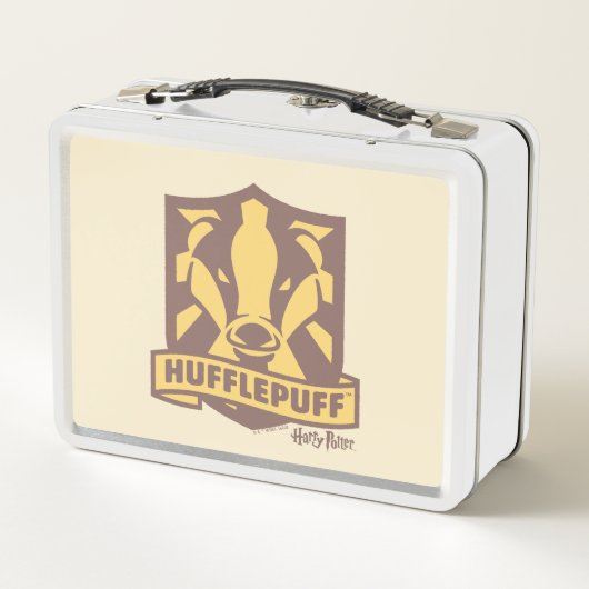 HARRY POTTER™ | Summer Magic HUFFLEPUFF™ Wappen Metall Brotdose (Rückseite)