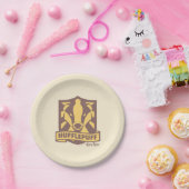 HARRY POTTER™ | Summer Magic HUFFLEPUFF™ Wappen Pappteller (Party)