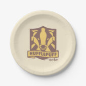 HARRY POTTER™ | Summer Magic HUFFLEPUFF™ Wappen Pappteller (Vorderseite)