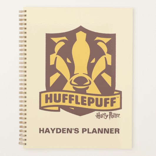 HARRY POTTER™ | Summer Magic HUFFLEPUFF™ Wappen Planer (Vorderseite)