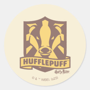 HARRY POTTER™ Summer Magic HUFFLEPUFF™ Wappen Runder Aufkleber