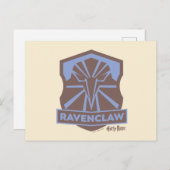 HARRY POTTER™ | Summer Magic RAVENCLAW™ Wappen Postkarte (Vorne/Hinten)