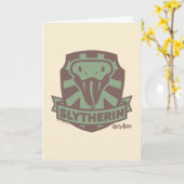 HARRY POTTER™ | Summer Magic SLYTHERIN™ Wappen Karte (Gelbe Blume)
