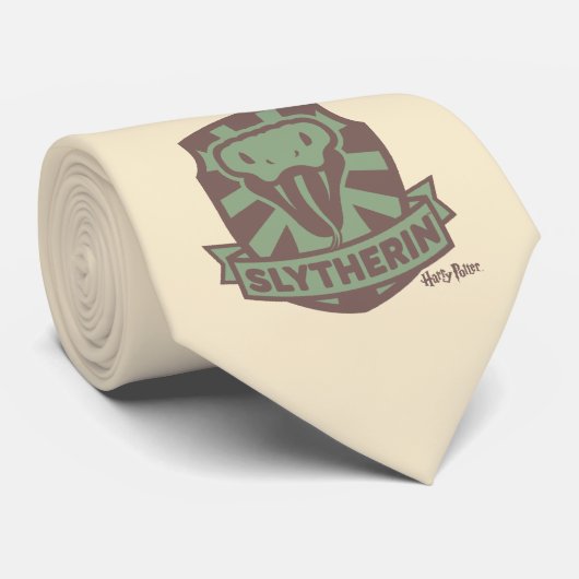 HARRY POTTER™ | Summer Magic SLYTHERIN™ Wappen Krawatte (Gerollt)