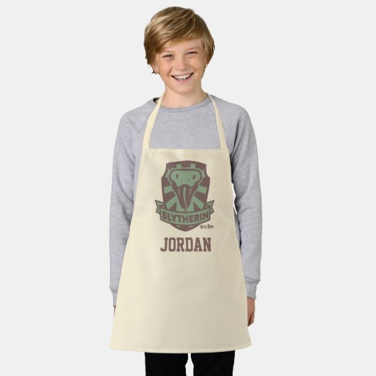 HARRY POTTER™ | Summer Magic SLYTHERIN™ Wappen Schürze (Getragen)