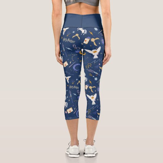 HARRY POTTER™ Summer Solstice Icon Pattern Capri Leggings (Rückseite)