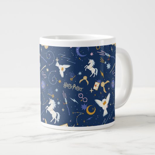 HARRY POTTER™ Summer Solstice Icon Pattern Jumbo-Tasse (Vorderseite Rechts)