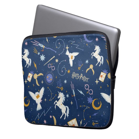 HARRY POTTER™ Summer Solstice Icon Pattern Laptopschutzhülle (Vorderseite Links)