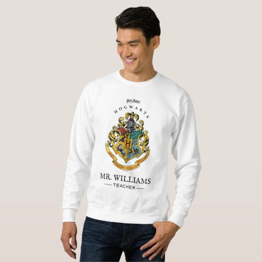 Harry Potter Teacher | Hogwarts Crest - Vollfarbig Sweatshirt (Vorne ganz)