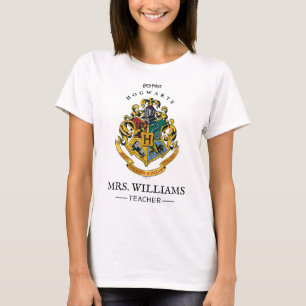 Harry Potter Teacher Hogwarts Crest - Vollfarbig T-Shirt