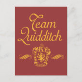 Harry Potter | Team QUIDDITCH™ Postkarte (Vorderseite)