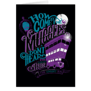 Harry Potter   The Knight Bus Typography Graphic