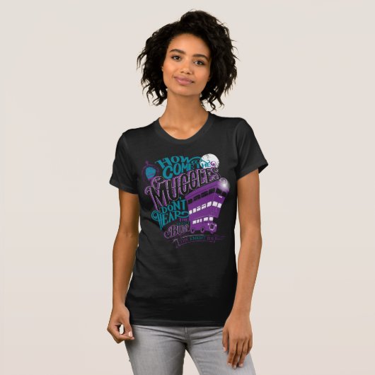 Harry Potter | The Knight Bus Typography Graphic T-Shirt (Vorne ganz)