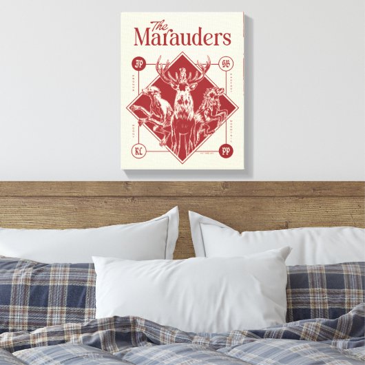 HARRY POTTER™ The Marauders Animagus Graphic Leinwanddruck (Insitu (Schlafzimmer))